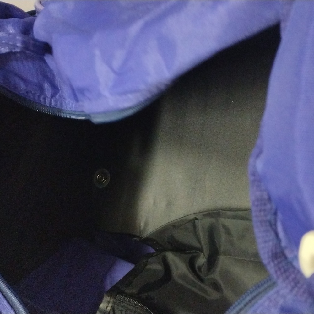 Purple Travel Gym Bag with Shoulder Strap - Picture 12 of 13